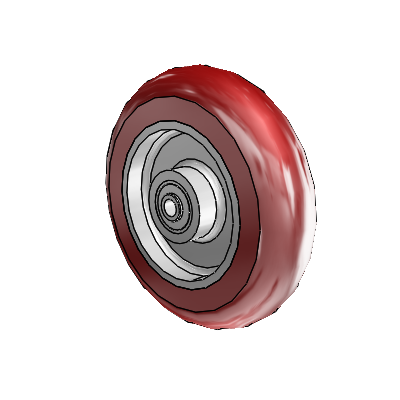 Colson Hi-Tech Polyurethane Wheel 2-1/2 x 1-1/4 w/ Sealed Ball Bearing 2-2-95