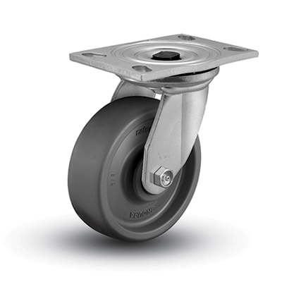 6 inch Floor Locks Brake 4 5 6 8 Casters with Non-Slip Rubber Foot 
