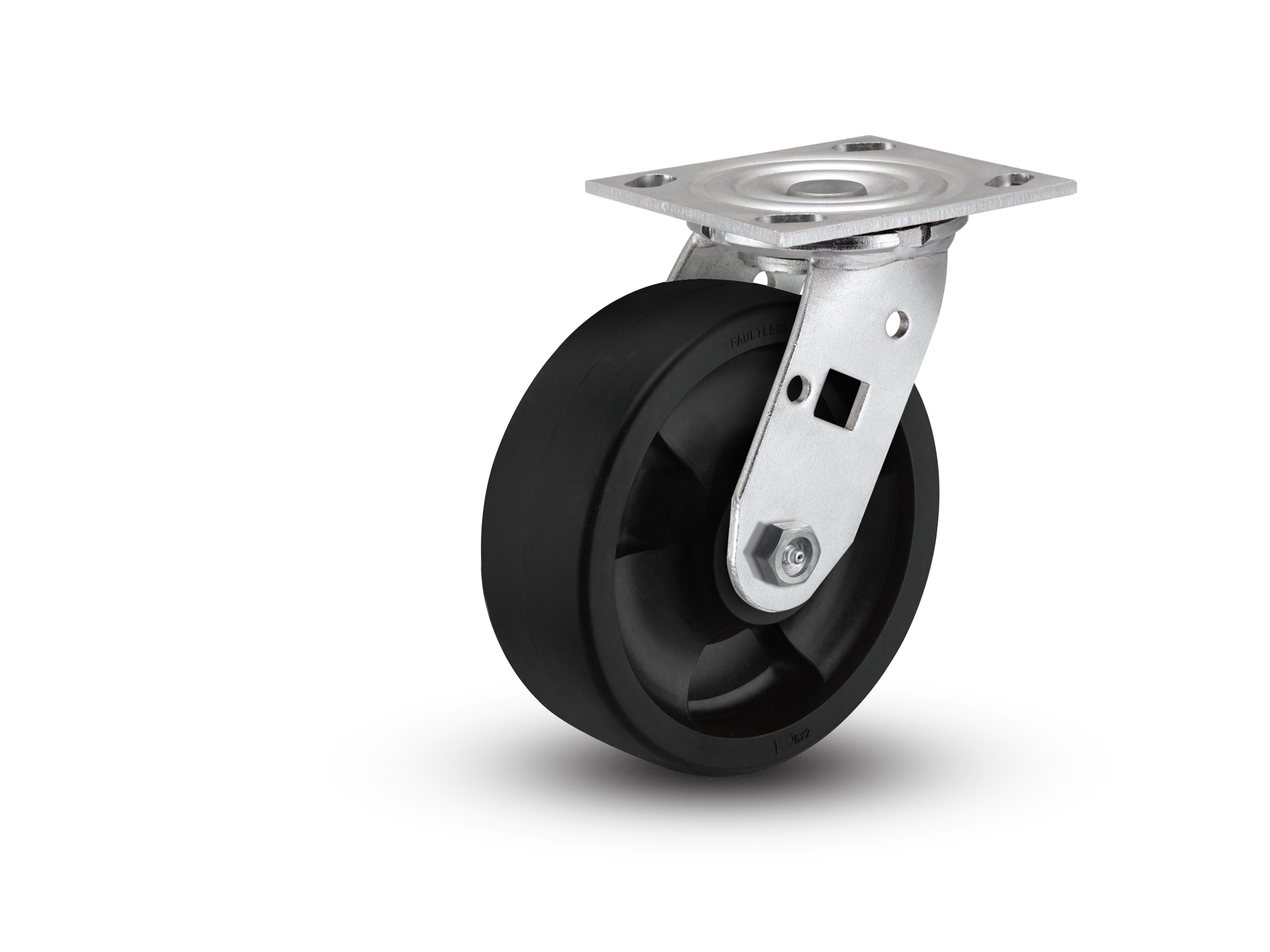 E-Line Stainless 2 Inch Wide High-Temp Nylon Wheel Casters